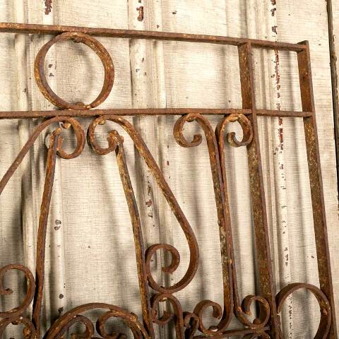#47556 Salvaged Antique Wrought Iron Panel image 3