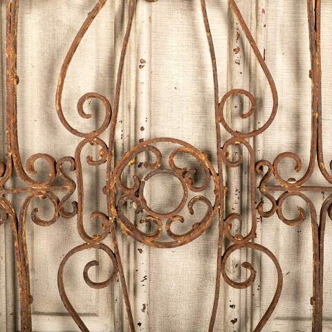 #47556 Salvaged Antique Wrought Iron Panel image 4