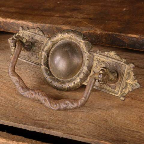 #47591 Antique Brass Furniture Drawer Bail Pulls image 5