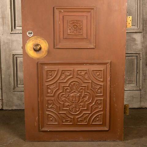 #47613 36x83 Salvaged Vintage Wood Entry Door image 3