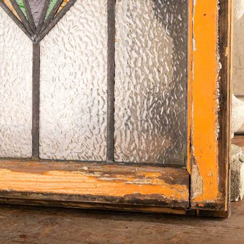 #47805 Salvaged Antique Stained Glass Window image 4