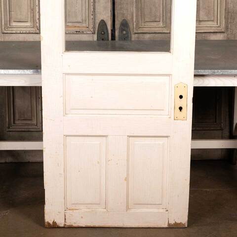 #47878 30x74 Antique Half Lite Wood Entry Door image 3