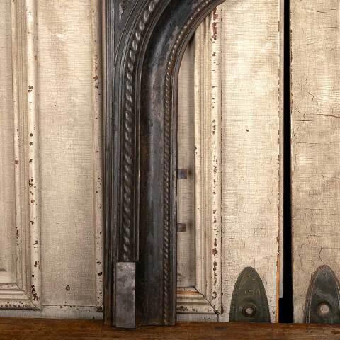 #47890 Salvaged Antique Cast Iron Fireplace Surround image 3