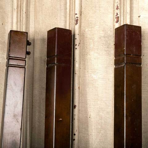 #47951 Set of 4 Salvaged Wood Table Legs image 2