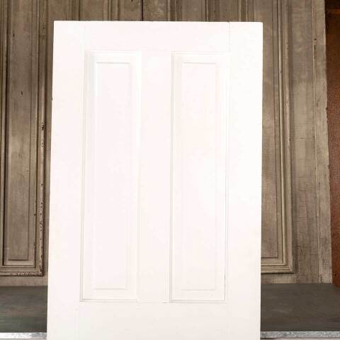 #47961 30x77 Antique 4 Panel Wood Interior Door image 2