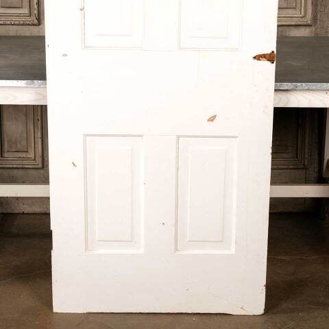 #47961 30x77 Antique 4 Panel Wood Interior Door image 6