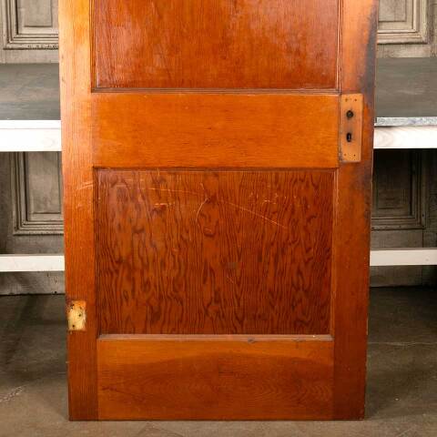 #47964 32x82 Antique 2 Panel Pine Interior Door image 3