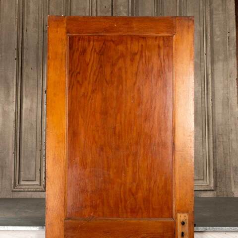 #47965 32x79 Antique 2 Panel Pine Interior Door image 2