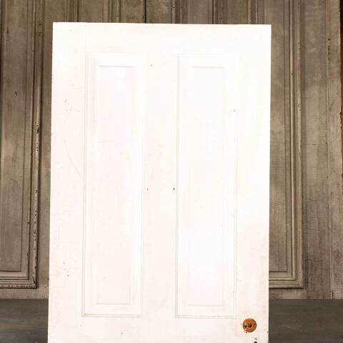 #47970 30x77 Antique 4 Panel Wood Interior Door image 2