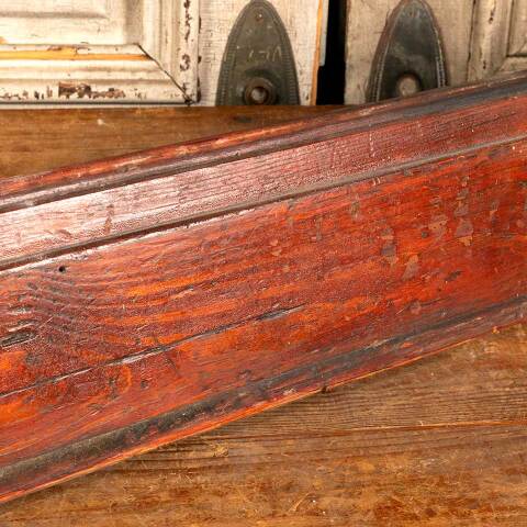 #48017 Salvaged Antique Pine Wood Baseboard Trim image 3