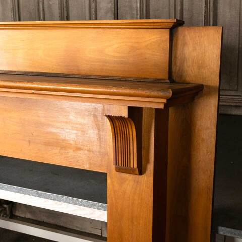 #48023 Salvaged Antique Wood Fireplace Mantel image 6