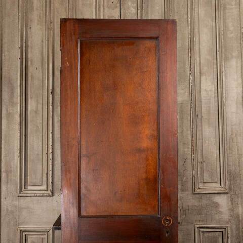 #48061 25x78 Antique 2 Panel Pine Interior Door image 2