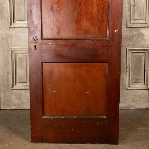 #48062 30x78 Antique 2 Panel Pine Interior Door image 6