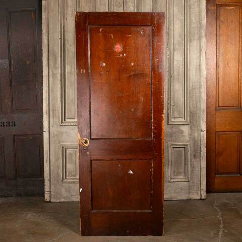 #48063 30x78 Salvaged 2 Panel Pine Interior Door image 5