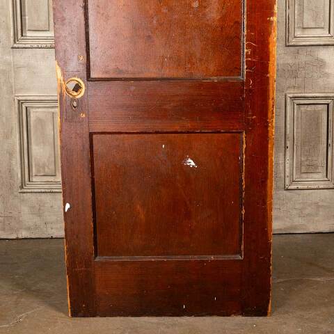 #48063 30x78 Salvaged 2 Panel Pine Interior Door image 7