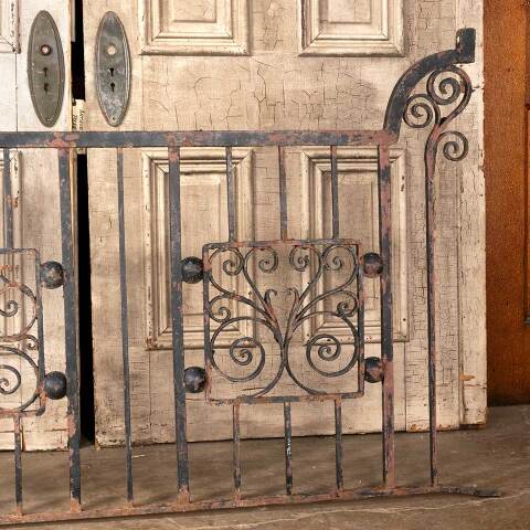 #48088 Salvaged Antique Wrought Iron Railing image 4