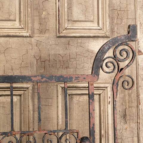 #48088 Salvaged Antique Wrought Iron Railing image 6