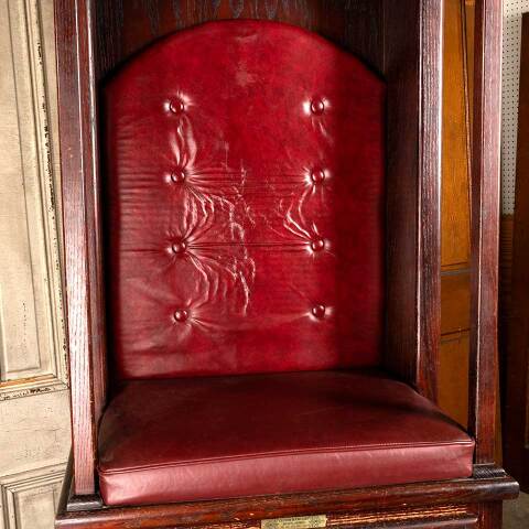 #48100 Salvaged Wood Shoe Shine Stand / Booth image 4