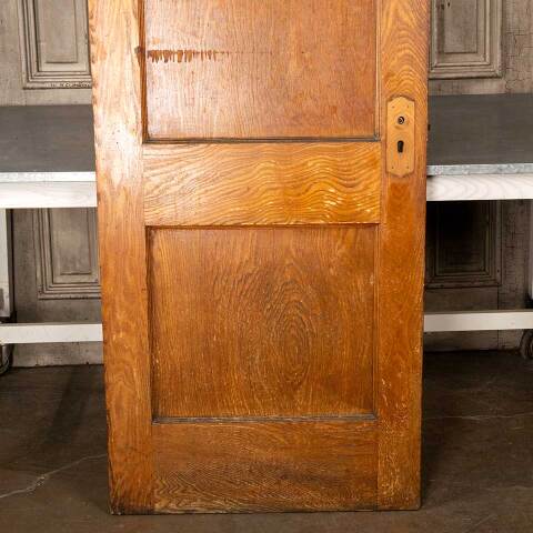 #48178 30x78 Antique 2 Panel Wood Interior Door image 3