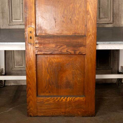 #48178 30x78 Antique 2 Panel Wood Interior Door image 7