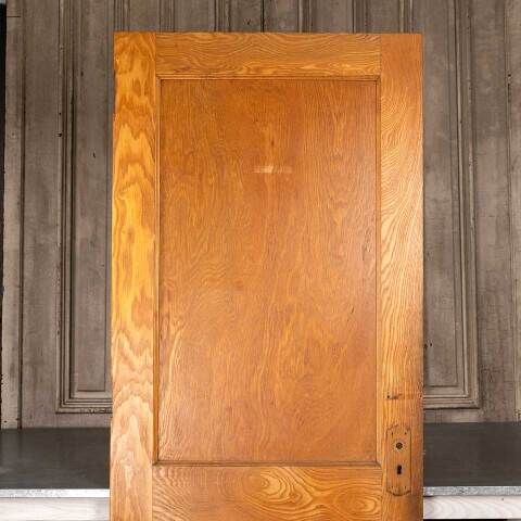 #48179 32x80 Antique 2 Panel Oak Interior Door image 2