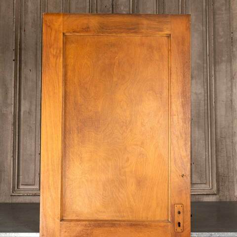 #48182 32x80 Antique 2 Panel Wood Interior Door image 2