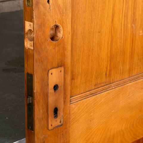 #48182 32x80 Antique 2 Panel Wood Interior Door image 7