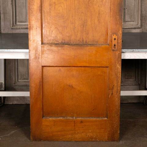 #48183 32x79 Antique 2 Panel Wood Interior Door image 3