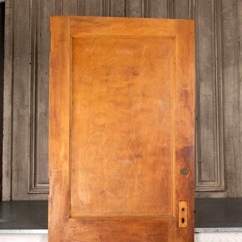 #48184 32x79 Antique 2 Panel Wood Interior Door image 6
