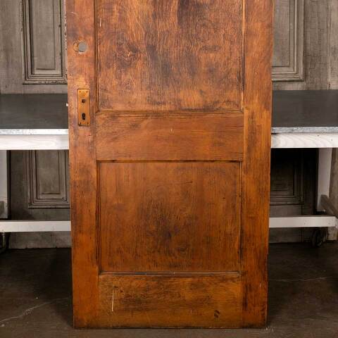 #48184 32x79 Antique 2 Panel Wood Interior Door image 3