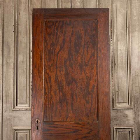 #48189 30x79 Salvaged 2 Panel Oak Interior Door image 5