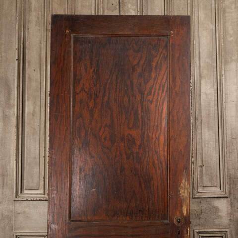 #48189 30x79 Salvaged 2 Panel Oak Interior Door image 2
