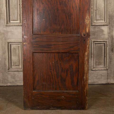 #48189 30x79 Salvaged 2 Panel Oak Interior Door image 3