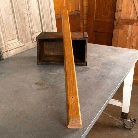 #48206 Salvaged Oak Staircase Handrail image 5