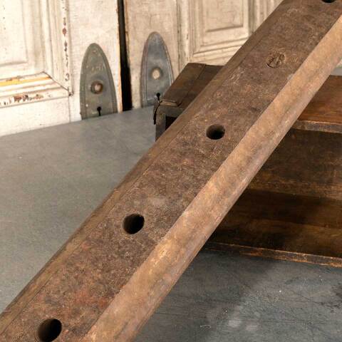 #48213 Salvaged Antique Walnut Staircase Handrail image 4