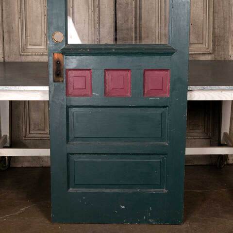 #48265 32x79 Antique Half Lite Wood Entry Door image 3