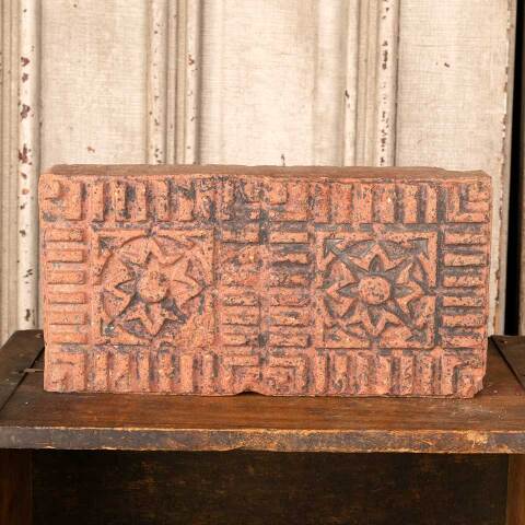 #48375 Antique Salt Glazed Flower Sidewalk Paver image 6