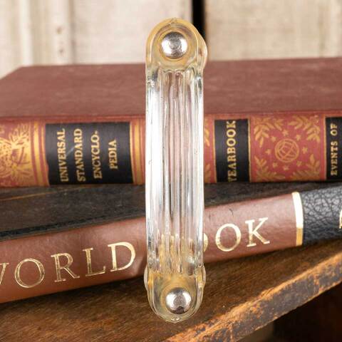 #48435 Vintage Pressed Glass Drawer Pull Handle image 6