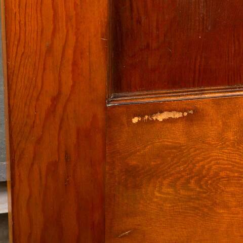 #48506 24x72 Antique 2 Panel Pine Interior Door image 4