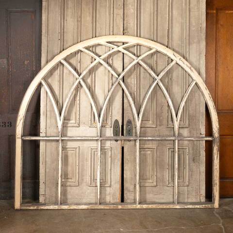 #48546 Antique Gothic Divided Lite Wood Window image 5