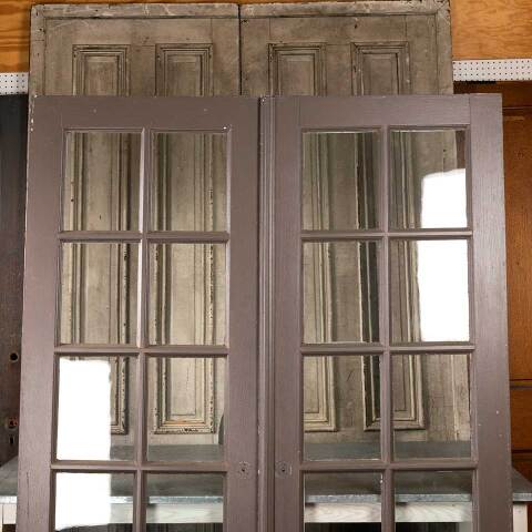 #48579 60x83 Antique 10 Lite French Entry Doors image 2