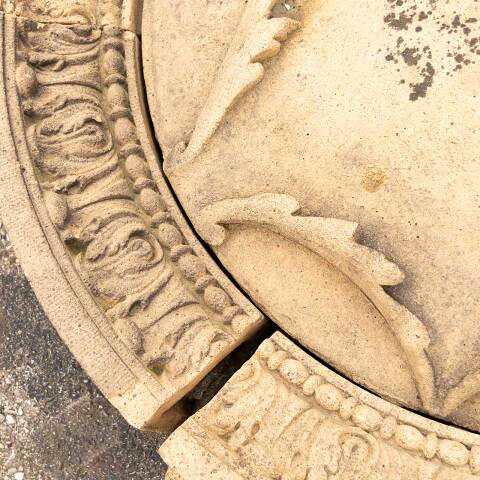 #48637 Salvaged Union Station Terra Cotta Medallion image 3