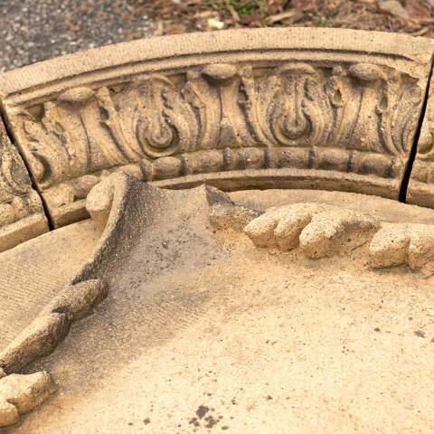 #48637 Salvaged Union Station Terra Cotta Medallion image 7