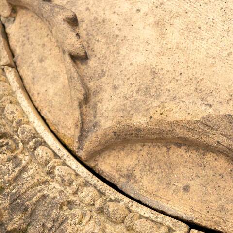 #48638 Salvaged Union Station Terra Cotta Medallion image 7