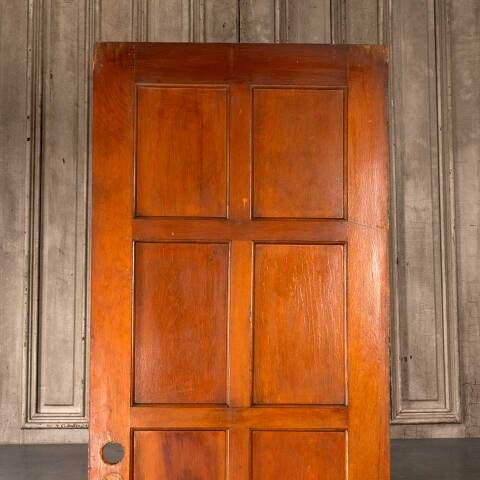 #48681 30x79 Salvaged Antique 8 Panel Interior Door image 7