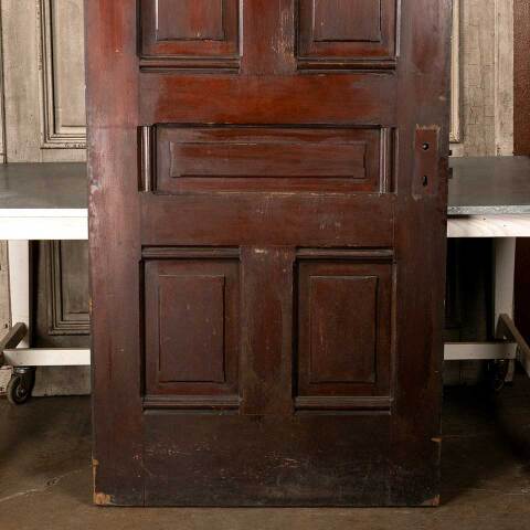 #48686 39x96 Salvaged Antique 5 Panel Interior Door image 3