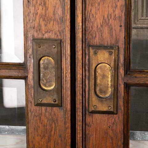 #48855 61x84 Antique 15 Lite French Pocket Doors image 3