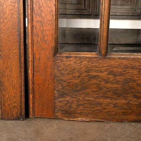 #48855 61x84 Antique 15 Lite French Pocket Doors image 4