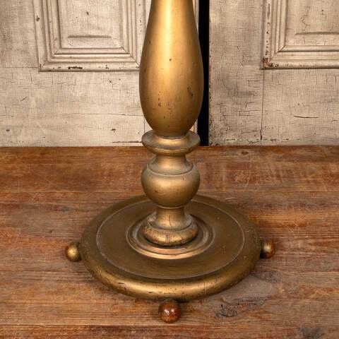 #48861 Antique Painted Turned Wood Pedestal image 5