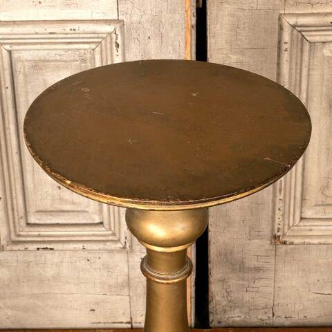 #48861 Antique Painted Turned Wood Pedestal image 2